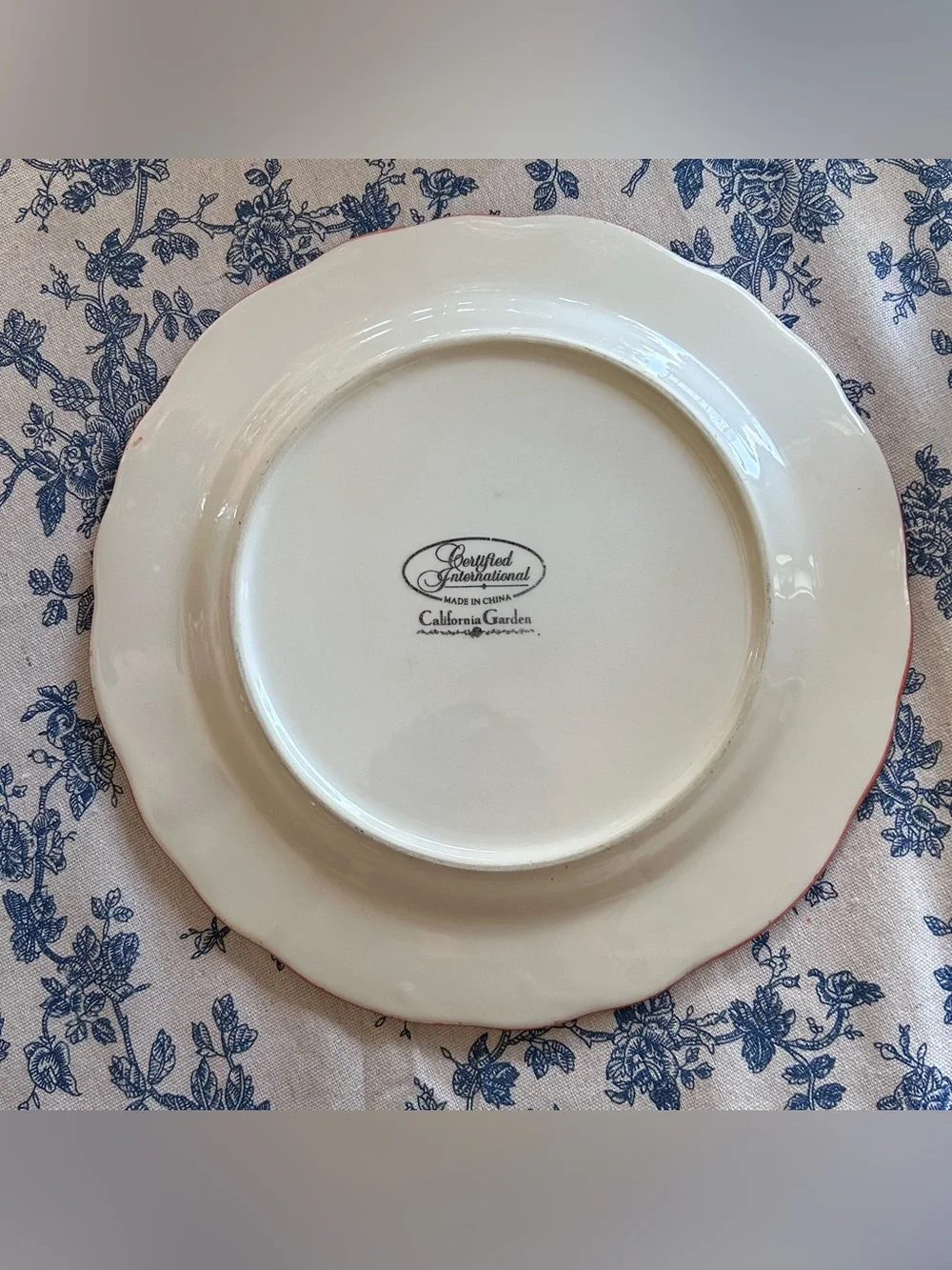 🟢CERTIFIED INTERNATIONAL • Provence “California Garden” Dinner Plate (11”) - Picture 4 of 8